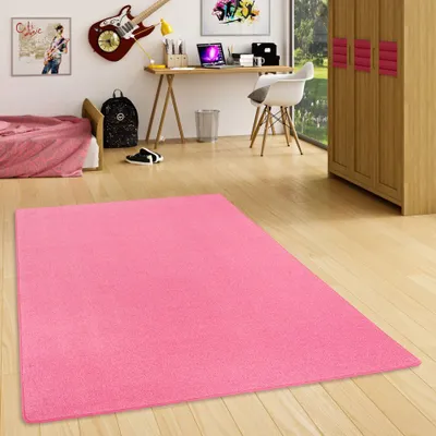 Produktbild von Velours Teppich Joy Rosa, Größe:80x160 cm