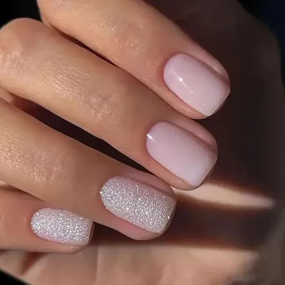Produktbild von 24 Nägel Press on Nails Glitzer, Selbstklebende Kunstnägel Glossy für Frauen & Mädchen