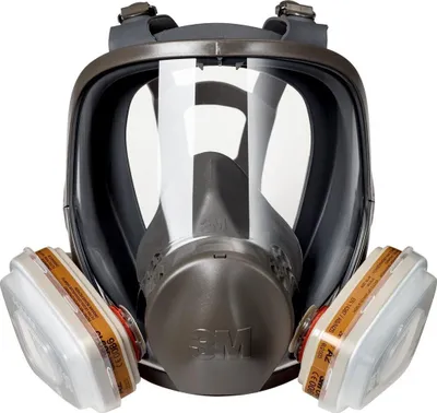 Image de masque respiratoire complet réutilisable 3M™, filtre A2P3 R, grand masque 50649