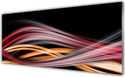 Produktbild von Glasbilder 125x50 Wandbild Druck auf Glas Abstrakte Kunst Kunst