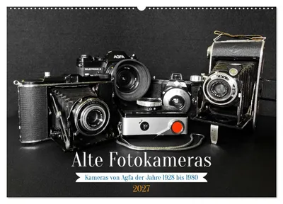 Produktbild von Alte Fotokameras - Kameras von Agfa der Jahre 1928 bis 1980 (Wandkalender 2027 DIN A2 quer), CALVENDO Monatskalender