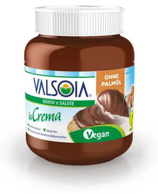 Produktbild von Valsoia la Crema – die vegane Aufstrichcreme 400 g / Haselnusscreme