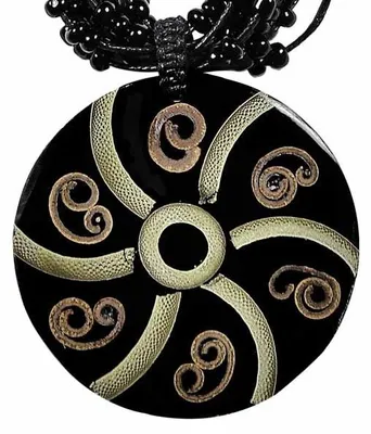 Produktbild von Hals-Kette mit Bambus-Anhänger Hals-Schmuck