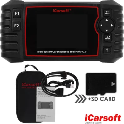 Produktbild von iCarsoft OBD2-Diagnosegerät POR V2.0 kompatibel mit Porsche & Cayenne