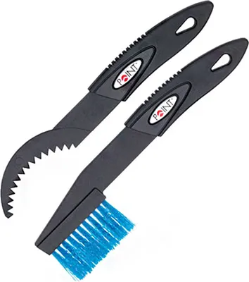 Image de Point Kit de brosses de nettoyage pour pignons et dérailleurs de vélo - 2 pièces