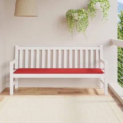Obrázek produktu pro vidaXL Zahradní lavička Red 180x50x3 cm Oxford Fabric