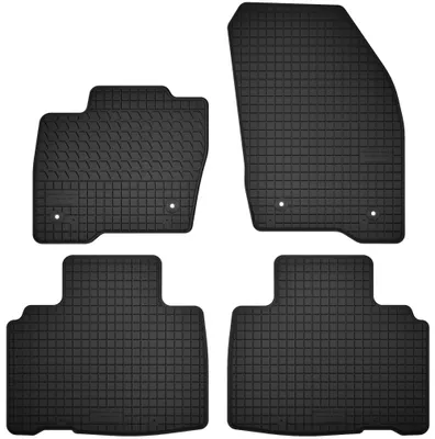 Produktbild von Gummimatten Fußmatten Schwarz für Ford Edge MK2 2014-2024 Set 4-tlg