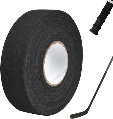 Zdjęcie produktu dla Taśma do hokeja na lodzie - Taśma na kije 25 m x 2,5 cm - Antypoślizgowa i samoprzylepna - Czarna