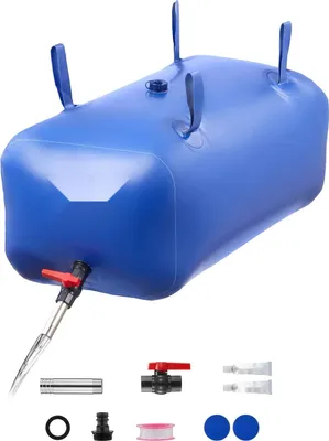 Zdjęcie produktu dla Zbiornik na wodę 113 l – worek na wodę z PVC – szczelny – odporny na zużycie – do nawadniania ogrodu – jako zbiornik na wodę do kampera i ciężarówki – do użytku na zewnątrz