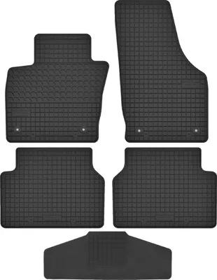 Image de Tapis en caoutchouc adaptables sur Audi Q3 I avec couverture de tunnel