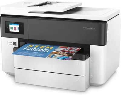 Zdjęcie produktu dla HP OfficeJet Pro 7730 Bezprzewodowe All-in-One W kolorze Drukarka, Drukowanie dwustronne; Kopiowanie, skanowanie, Termiczny druk atramentowy, Drukowanie w kolorze, 4800 x 1200 DPI, Kopiowanie w kolorze, A3, Bezpośrednie drukowanie