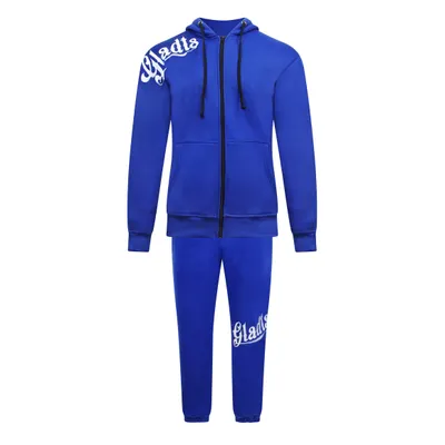 Produktbild von Gladts Jogginganzug – Königsblau – Größe L – Bequemer & moderner Freizeitanzug für Herren & Damen