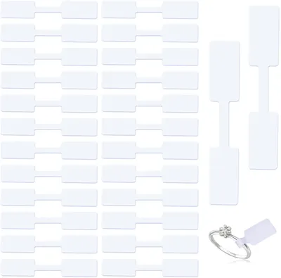 Produktbild von 600 selbstklebende Preisschilder für Schmuck, 12 mm x 26 mm