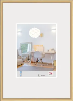 Produktbild von Walther, KVX060G, New Lifestyle Kunststoffrahmen mit Kunstglas 050X060 GOLD