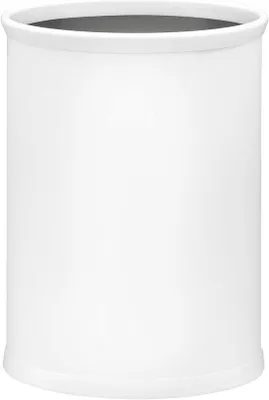 Produktbild von Küchenmüllbehälter - ovales Design - 13 Liter - Metall - weiß