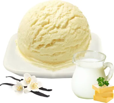 Image de Vanille Buttermilk Low Carb Glace Poudre Vegan sans sucre, sans lactose 10 kg