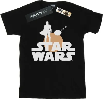 Produktbild von Star Wars - "The Mandalorian And The Child" T-Shirt für Herren BI47112 (5XL) (Schwarz)