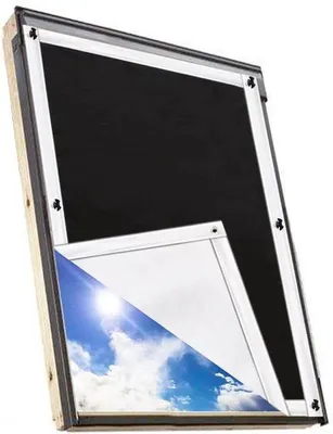 Produktbild von Thermogardine für Dachfenster, Hitzeblockierung, 116x120cm, ohne Bohren