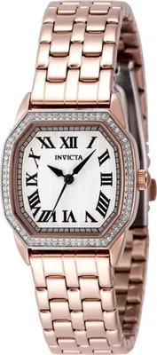 Produktbild von Invicta Wildflower 49039 Damen Uhr - Quartz Bewegung - Edelstahl mit silbernem Zifferblatt - 27 mm
