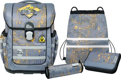 Image de McNeill Ergo Complete Schoolbag Set 5-teilig Steel