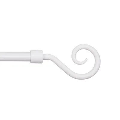 Image de Boutons de finition pour garniture de style, lot de 2, blanc, modèle Roma