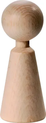 Produktbild von KNORR prandell 213000860, Unvollendeter handwerklicher Holzzuschnitt, Kegel, 3 Stück(e), 60 mm, Polybag