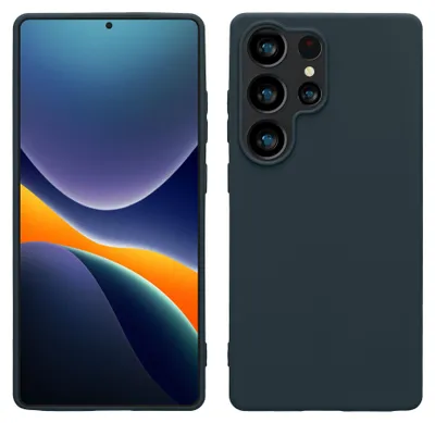 Produktbild von kwmobile Handyhülle für Samsung Galaxy S25 Ultra Hülle - TPU Case - Kabelloses Laden - Schutzhülle Cover in Dunkler Schiefer