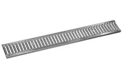 Obrázek produktu pro Pozinkovaná mřížka pro polypropylenový žlab o rozměrech 100 × 10 cm – 100 × 10 × 1,3 cm (vysoká)
