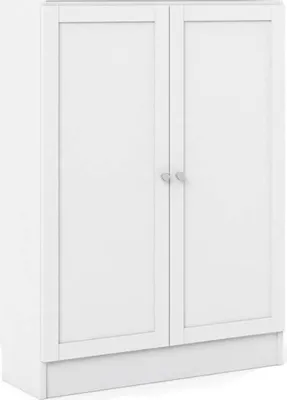 Produktbild von Schuhschrank Sanba, Schuhregal, Mehrzweck-Eingangsgarderobe, Möbel für Schuhe, 79x28 h107 cm, Weiß
