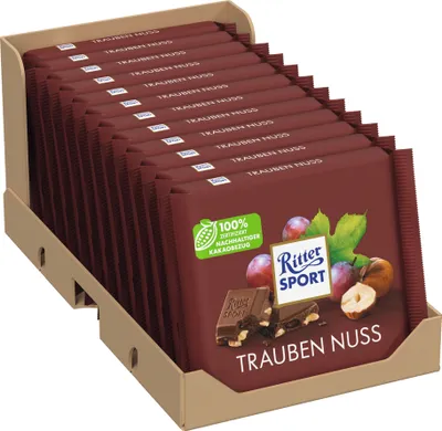 Produktbild von Ritter Sport Trauben Nuss 12 x 100g