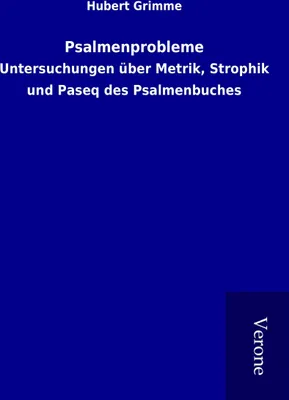 Produktbild von Psalmenprobleme