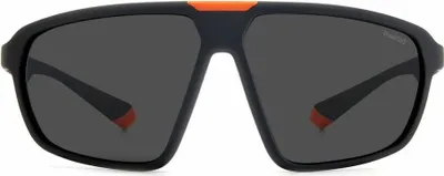 Image de Lunettes de soleil unies Polaroid PLD 2142/S MATTE BLACK ORANGE/GREY 61/11/135