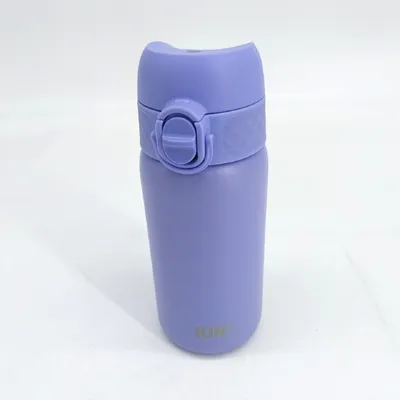 Image de Ion8 Gourde isolée Acier inoxydable Violet Anti-fuite Ouverture à une main Verrouillage Résistant au lave-vaisselle Couvercle à charnière Léger Durable