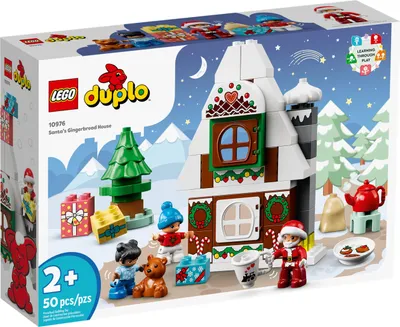 Zdjęcie produktu dla LEGO DUPLO Piernikowy domek Świętego Mikołaja, Zestaw do budowania, 2 lat(a), Plastik, 0 szt., 755 g