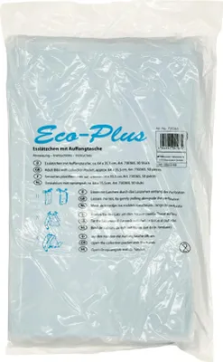 Produktbild von Eco-Plus - Esslätzchen mit Auffangtasche - 64 x 35,5cm - 10x50Stk.