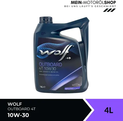 Produktbild von Wolf Outboard 4T 10W-30 4 Liter