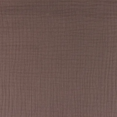 Produktbild von Organic Musselin Kim Mauve, Uni 150 g/m², 100 Baumwolle, glatt/fein, 0,5 m, Meterware