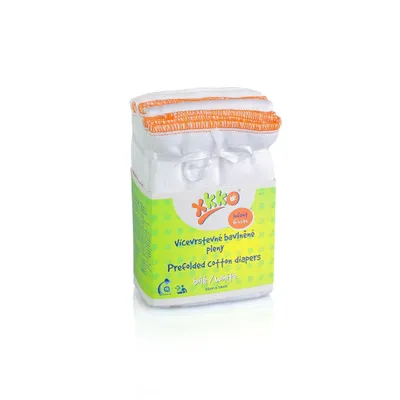 Zdjęcie produktu dla XKKO Classic Pieluchy wielowarstwowe (4/8/4) BIAŁE - Niemowlęce