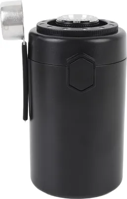 Image de Boîte à café hermétique 600ML en acier inoxydable 304 avec système de contrôle de l'humidité pour le thé, les céréales et les aliments secs