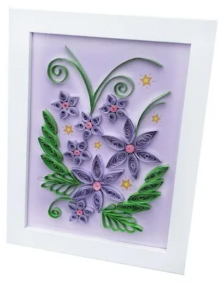 Produktbild von Quilling Set DIY Traumbild - Papierstreifen 3D Bild Set mit Rahmen ab 8 Jahren