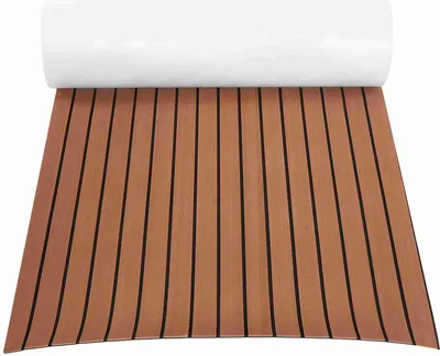 Immagine prodotto di Decking in teak EVA marrone scuro per imbarcazioni, adatto per gli yacht