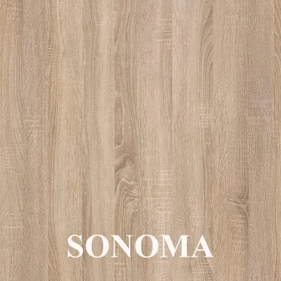 Image de Lena Table de salle à manger, rectangulaire, extensible, dimensions : 170-250 x 90 x 78,5 cm, table de salon, couleur : Sonoma, avec pieds de couleur blanche
