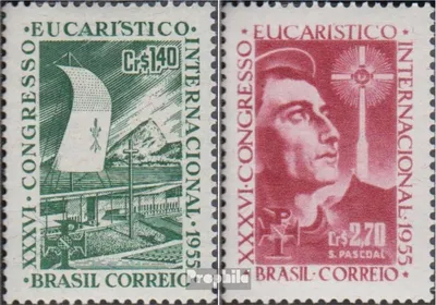 Produktbild von Briefmarken Brasilien 1955 Mi 881-882 (kompl.Ausg.) postfrisch Eucharistischer Kongreß