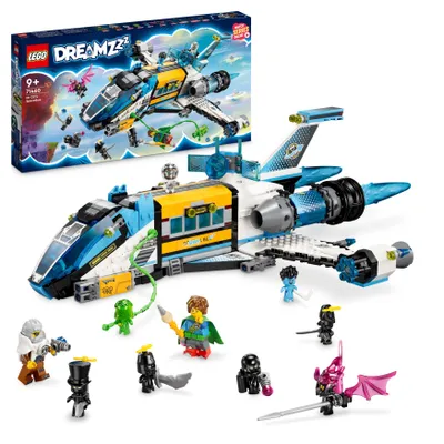 Zdjęcie produktu dla LEGO DREAMZzz Kosmiczny autobus pana Oza, Zabawka Przygodowa dla Dziecka do Zbudowania na 2 Sposoby, z Mateo, Z-Blobem i Loganem, Pomysł na Prezent Urodzinowy dla Dzieci, 71460