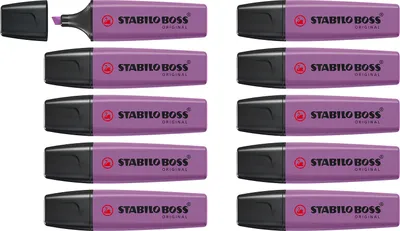 Produktbild von STABILO Textmarker - BOSS ORIGINAL - 10er Pack - lavendel