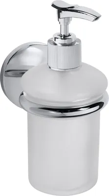 Produktbild von BALFA Glasseifenspender Zink Chrom poliert 68x150x115 mm, 200 ml für Bad & Küche >> zum Bohren