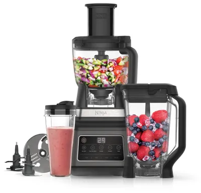 Produktbild von Ninja BN800EU 3-in-1 Küchenmaschine 1200W mit Auto-iQ Standmixer & Mixer