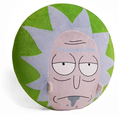 Obrázok produktu pre Plyšový vankúš RICK AND MORTY s tvárou Ricka, 36 cm