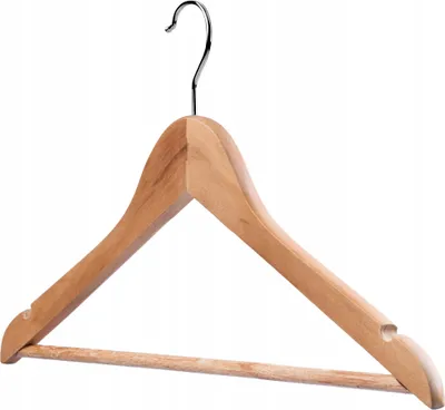 Immagine prodotto di Appendiabiti KADAX con due tacche in legno, appendiabiti per abiti, camicie