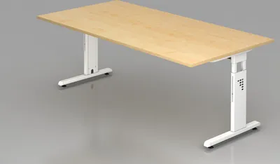 Produktbild von Schreibtisch OS2E, 200 x 100 cm
